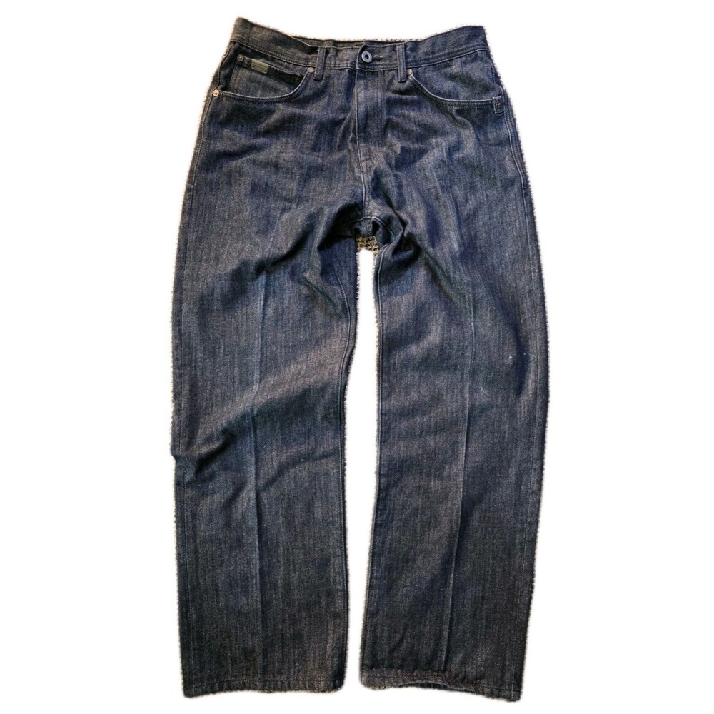 Vintage Y2k Sean John Garvey Baggy Jeans Mens 34X32 Navy Hip Hop Streetwear
